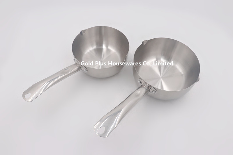 Chromatic 0.097cbm 18cm Stainless Steel Cooking Pot With Handle