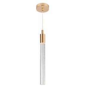 Wholesale Minimalist Luxury Style Single Hanging Cylinder Shade Bedside Drop Light Crystal Pendant Light Modern from china suppliers