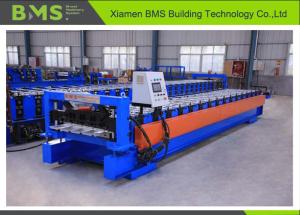 Wholesale Shaft 75mm Thickness 0.3-0.8mm Metal Roofing Panel Roll Forming Machine from china suppliers