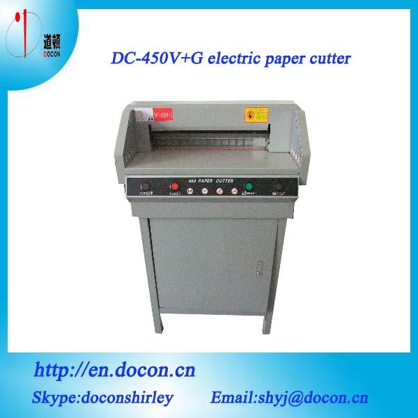 DC-450V+ electric paper cutter guillotine