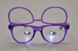 Wholesale Thicken Lense 3D Fireworks Glasses , Plastic Diffraction Glasses from china suppliers