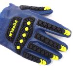 Industrial Chemical Resistant Work Gloves Impact Protection Blue Nitrile Gloves