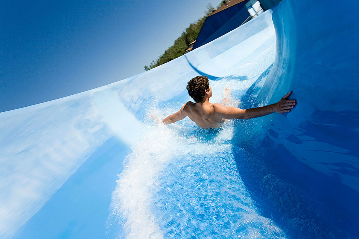 Aqua Water Park Summer Water Games Swimming Pool Water Toy Fiberglass Slide for Children
