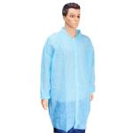 Sky Blue Lab Coats for Adults PPE Spp SMS 45GSM Splash-Proof Painting with Mao