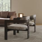 Wood Frame Orange Velvet Dining Chairs For Bedroom Study Room