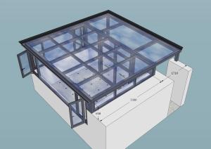 Wholesale High Durability Sunroom Garden Room Snow / Rain Resistant for Villa from china suppliers
