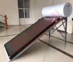 200L White Tank Flat Plate Solar Water Heater For Bathroom Heating , Washing /