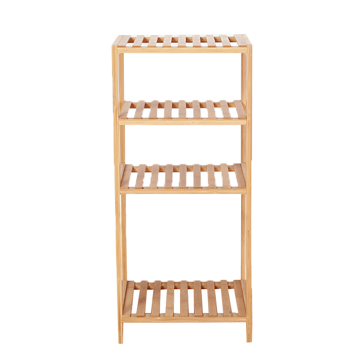 Rectangle Bamboo Shoe Rack Shelf Storage Bin Breathable Household Storage