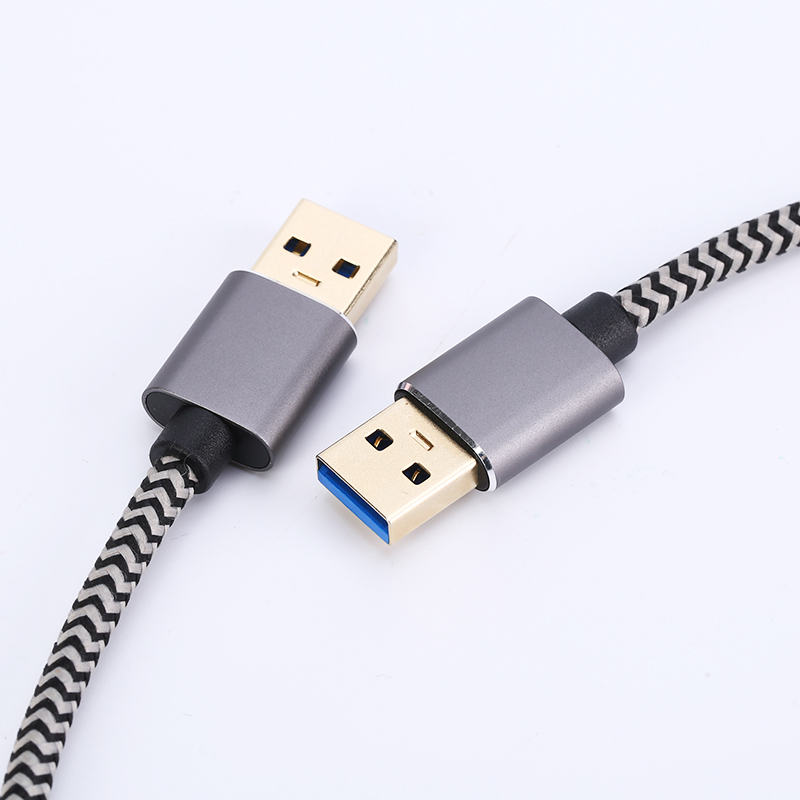 Nylon Braid USB 3.0 Data Cable Magnetic Mobile Fast charging data android Type -A cable Accessories