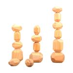 5cm 36pcs Digital Wooden Blocks Toys Baby Geometric Stacking Blocks