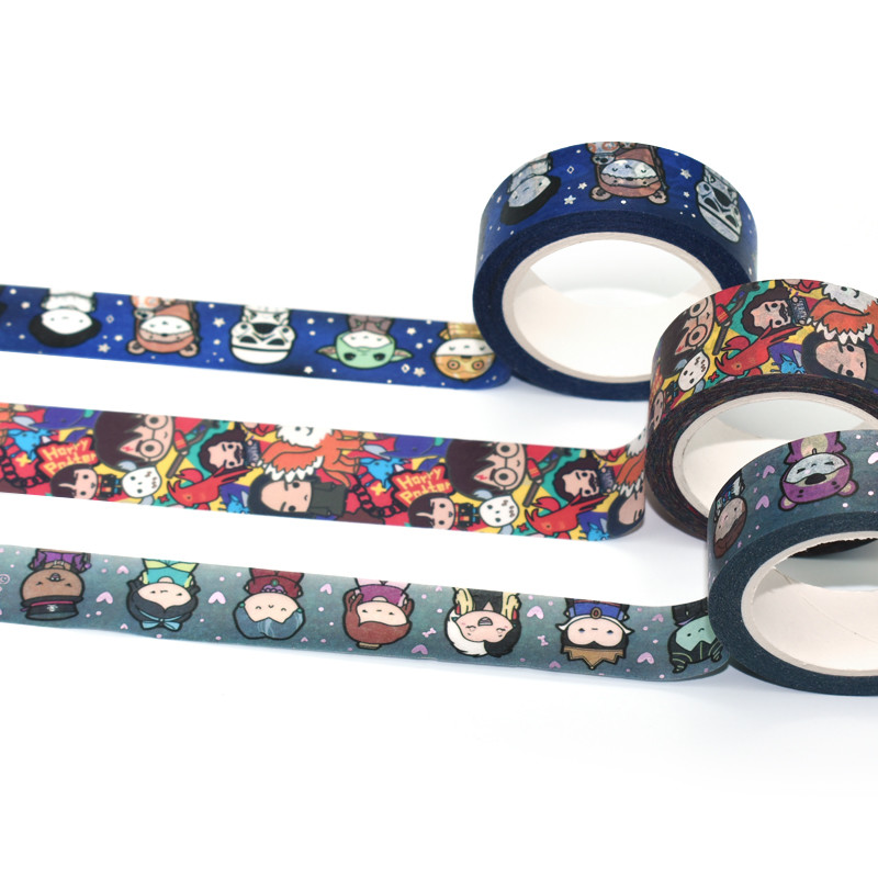 Waterproof Single Side Adhesive Washi Paper Tape