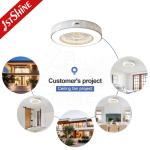 Diameter 20in 15W Motor LED Ceiling Box Fan For Bedroom