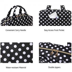 Wholesale Toiletry Bag Travel Bag with Hanging Hook, Water-resistant Makeup Cosmetic Bag Travel Organizer for Accessories from china suppliers