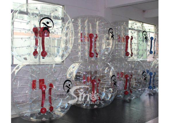 Kids N adults transparent outdoor inflatable bumper ball made of PVC or TPU lead