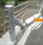 Stainless Steel Galvanized Highway Guardrail Cable Barrier For Road Traffic