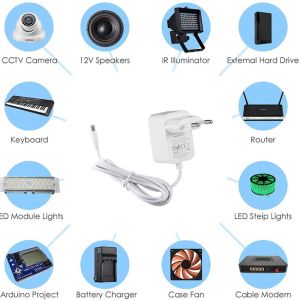 5V 1A 2A 3A EU Plug AC to DC Power Supply Adapter