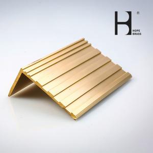 Wholesale Copper Alloy Brass L Profile For Stair Trim Decoration Fitment from china suppliers