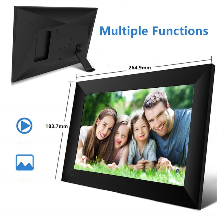 10.1" inch IPS touchscreen WIFI digital cloud frame cloud photo frame picture video loop player display