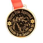 Zinc Alloy Kids Christmas Medals For Holiday Gaming Decorative Awards