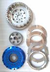 Twin Disc Racing Clutch Kits Fit Toyota 1JZ 24T Dark Blue 215mm Friction Plate