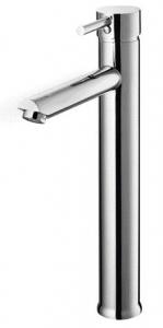 Wholesale Chrome Bathroom Basin Mixer Sink Taps Tall Counter Top Single Lever Single Hole from china suppliers