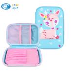 School Kids Pencil Storage Eva Hard Case For Girls , Colorful Lovely Printed