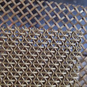 Wholesale Antique Brass Architectural Steel Mesh For Kitchen Cabinets from china suppliers