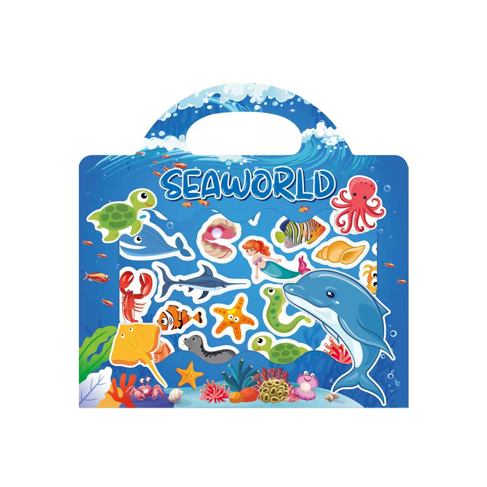 art paper Hardcover Book Printing Usborne Custom Sticker Book For Kids