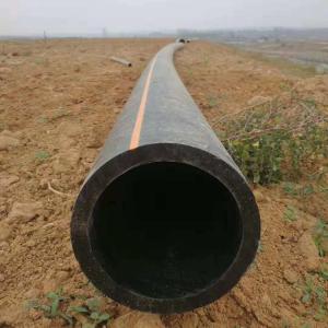 Wholesale ISO 4427 PE 100 Orange Hdpe Gas Line , Hdpe Plastic Pipe For Water Supply from china suppliers
