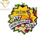 Steel Anniversary Soft Enameled Championship Medals