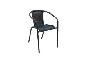 Wholesale Anti Mould Garden Rattan Chair Metal And Wicker Patio Chairs 2.9kg from china suppliers