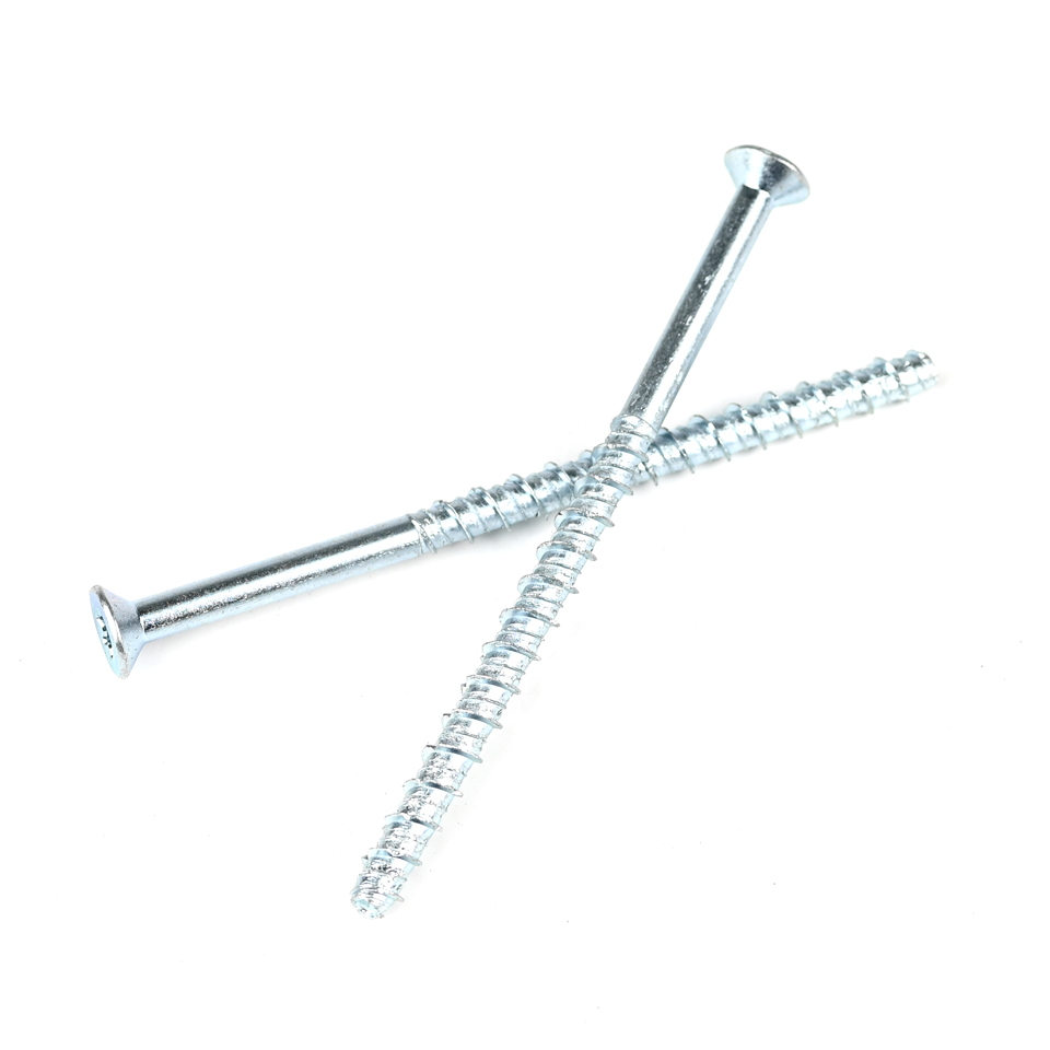 Installation Zinc Plated Torx Flat Head Self Tapping Heavy Duty Concrete Screws Anchors