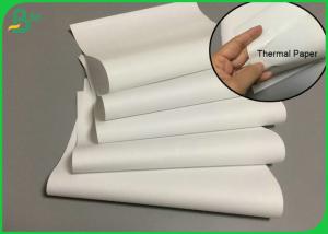 Wholesale 35Inch 47Inch Roll 65GSM 70GSM 80GSM White Thermal Paper Roll For Logistics label from china suppliers