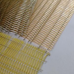 Wholesale 0.6mm Metal Mesh Laminated Glass , Copper Mesh Glass UV / Weather Resistant from china suppliers