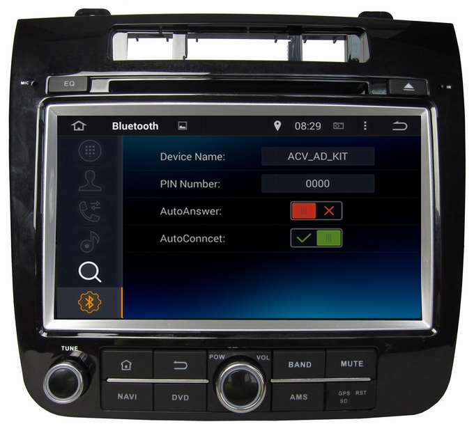 Ouchuangbo Car Radio Android 4.4 for Volkswagen Touareg (2010-) Auto Radio Stereo DVD Multimedia Kit OCB-8009D
