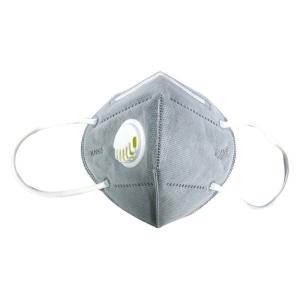 Wholesale Dust Proof KN95 N95 Respirator Mask 17.4*21cm Grey White Non Woven Fabric Mask from china suppliers