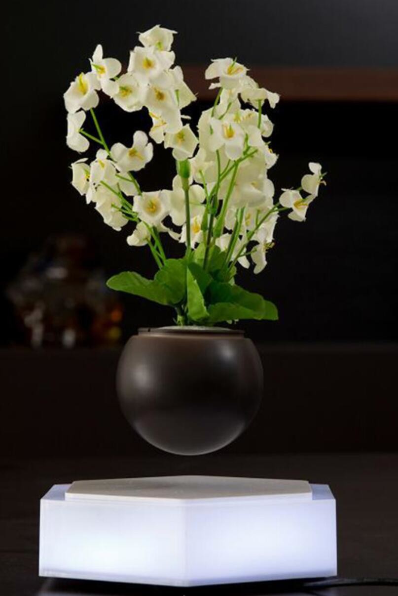 new christmas gift magnetic floating levitation air bonsai potted plant trees