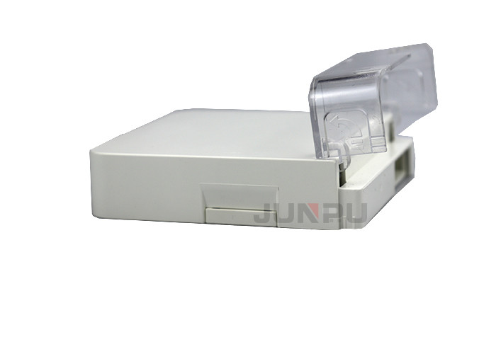 1 2 4 Core Drop Cable Mini Wall Outlet Face Plate FTTH Fiber Optic Access Terminal Box Termination With SC Adapter Pigta