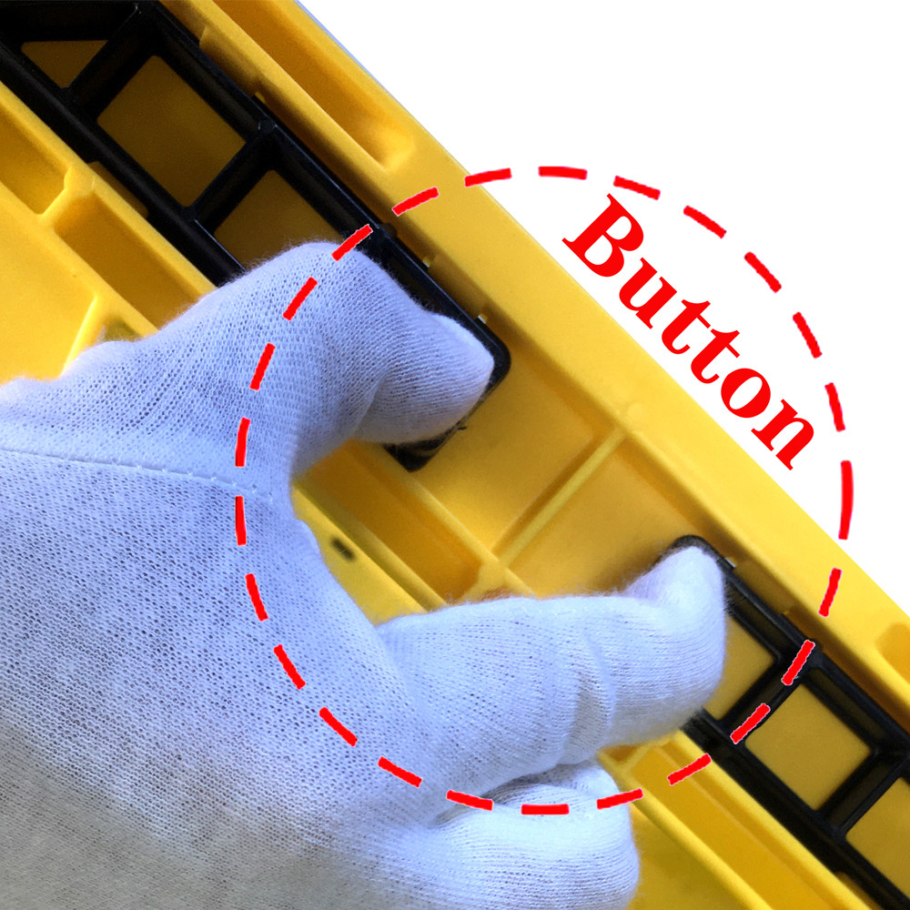 Plastic Stackable Vegetable Crates Heavy Duty Collapsible Plastic Crate PP