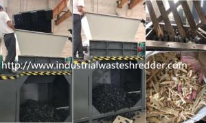 Wholesale Plastic Waste Double Shaft Shredder Low Rotation Speed High Efficient Performance from china suppliers