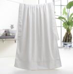 5 Star Hotel 32S Satin 100% Cotton Bath Towel 70*150cm, 600g for wholesale, logo
