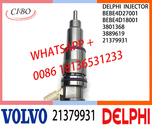 Fuel Diesel Injector 21379931 BEBE4D27001 BEBE4D18001 3801368 3889619 E3.18 for VOL PENTA MD13