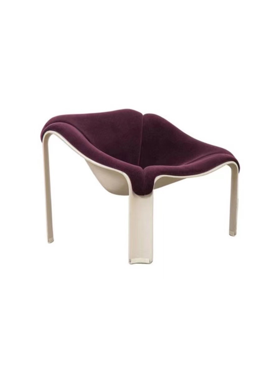 Nordic Hotel Lobby Furniture Fiberglass Shaped Space Backrest Leisure Chair