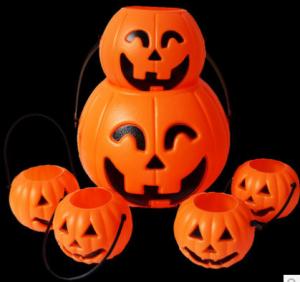 Wholesale Protable Pumpkin Pot Halloween Decoration promotion gift from china suppliers