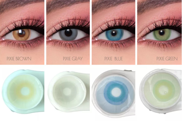 OEM Yearly Soft Cosmetic Contact Lenses Multi Colored for Eyes beauty
