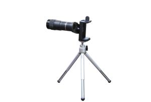 Wholesale Professional Black 6x18 Cell Phone Monocular 630ft / 1000yds With Tripod Phone Holder from china suppliers