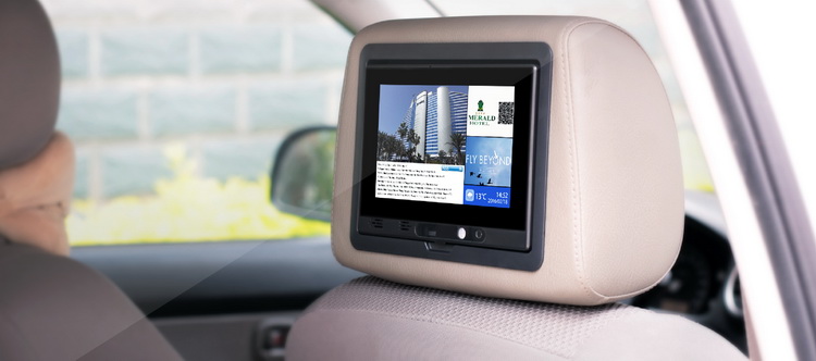 Touch Screen Tablet Taxi Advertising Player