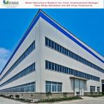 Fireproof Commercial Steel Building Corrugated Color Steel Sheet Frame Braced