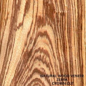 Wholesale West Africa Natural Zebra Wood Veneer Zebrano Flat Cut Crown Cut High Quality For Car Interior China Makes from china suppliers