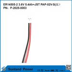 3.6V 5.4AH ER14505-2 Primary Battery High And Stableoperating Voltage Long